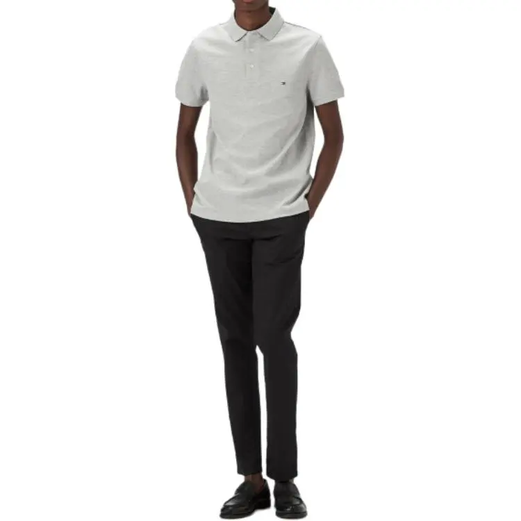 Tommy Hilfiger Polo Shirt Men's Gray-2