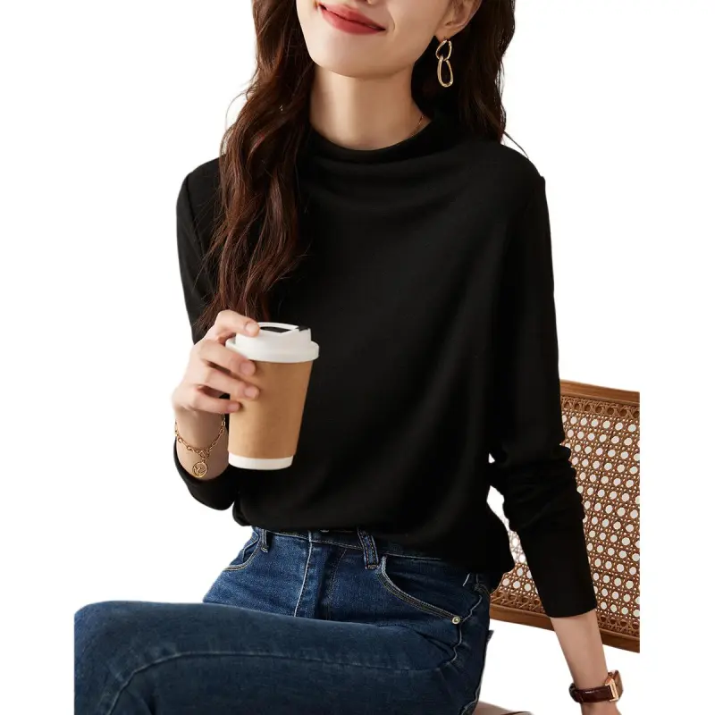 Mo Han Yi Mei Knitwear Women's Black-4