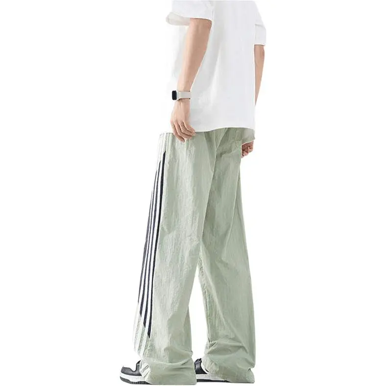 DARK HORSE Casual Pants Unisex Pea Green-1