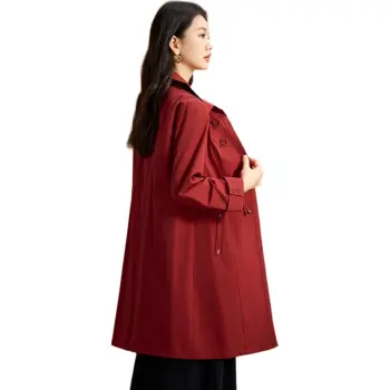 Mylan Trench Coats Women's Red