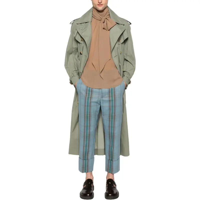Vivienne Westwood Checked Cropped Pants-1