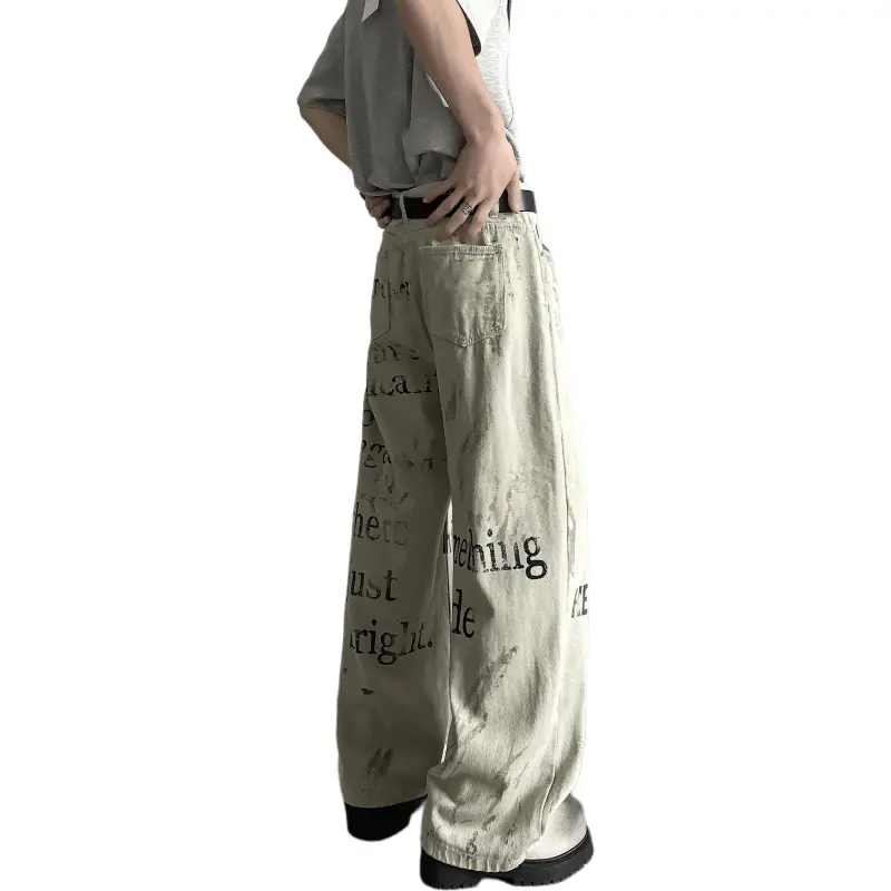 GY.VG Jeans Unisex White-1