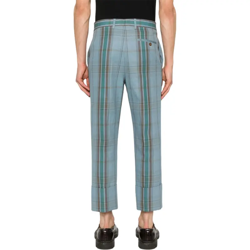Vivienne Westwood Checked Cropped Pants-2