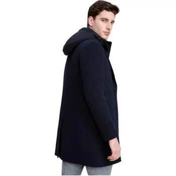 JODOLL Coats Men Navy Blue