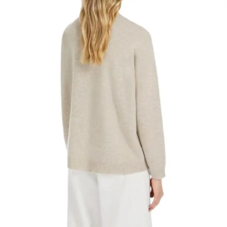 MaxMara Quota Logo Embellished Crewneck Jumper-2