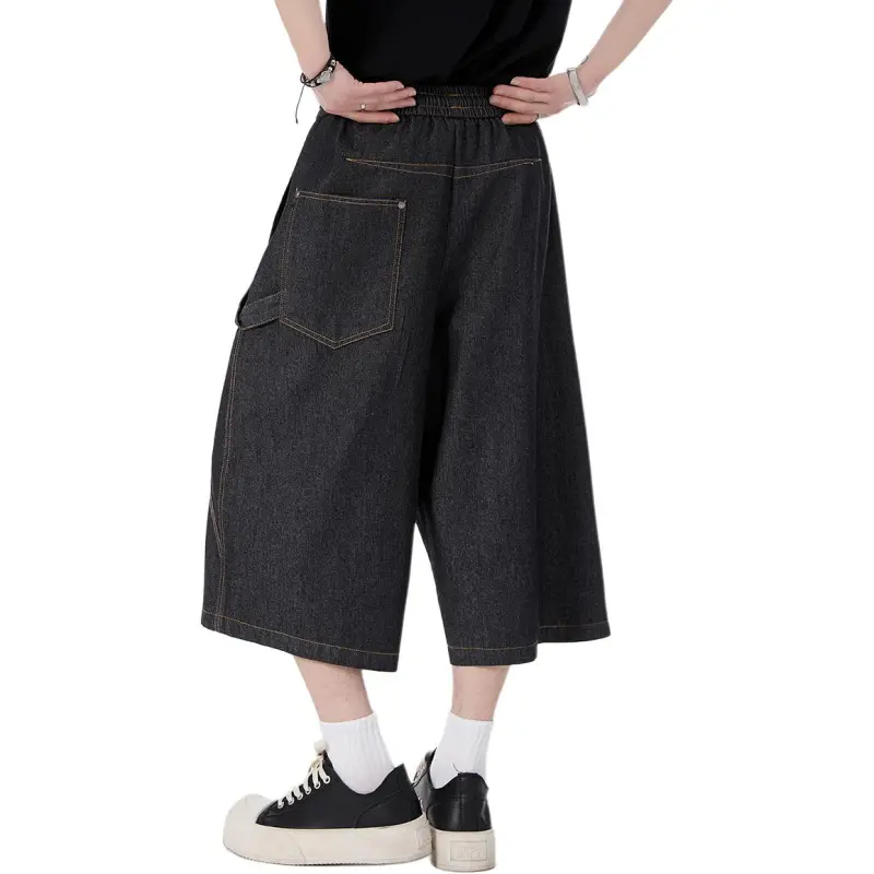 R.super Denim Shorts Unisex-5