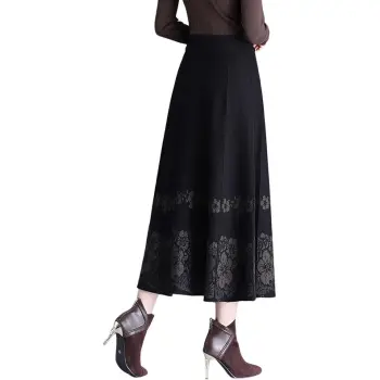 La Chapelle Knit Long Skirt Women's