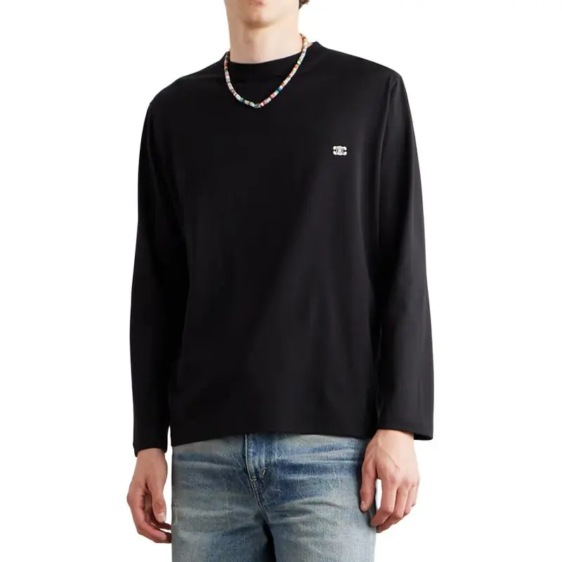 CELINE Triomphe T shirt In Cotton Jersey-2