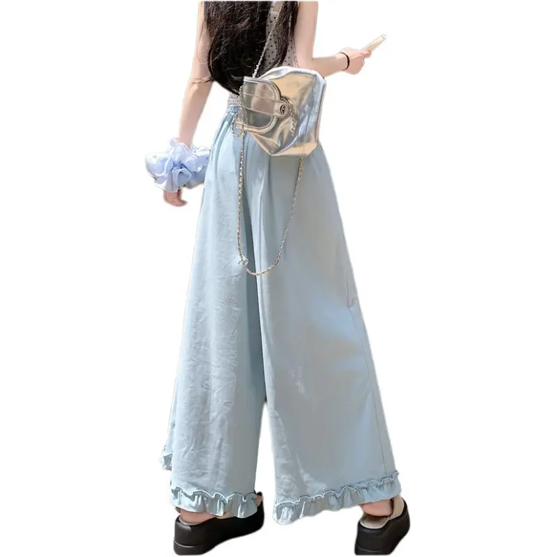 Flowers In Water Casual Pants Women's-6