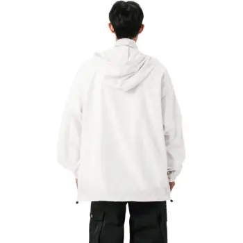 HCHUICHENG Jackets Coats Unisex White