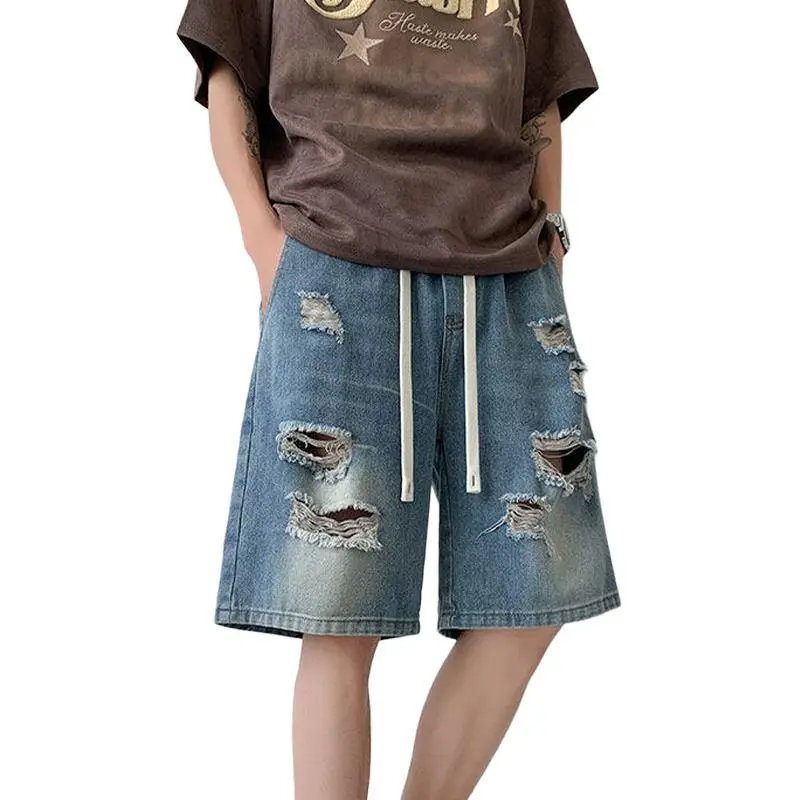 KFKU Denim Shorts Unisex-5