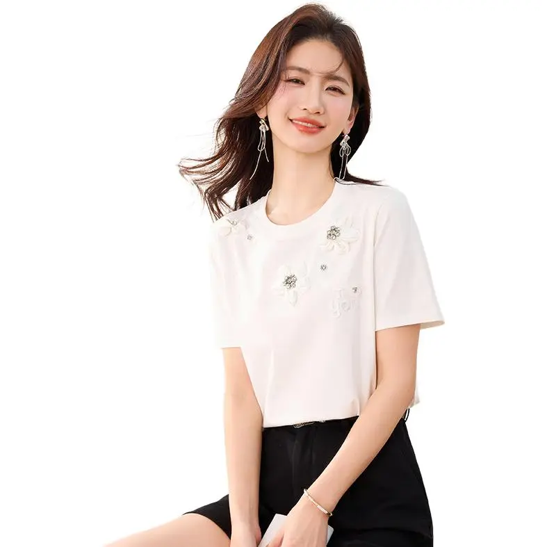 La Chapelle Regular T Shirt Women's White-3