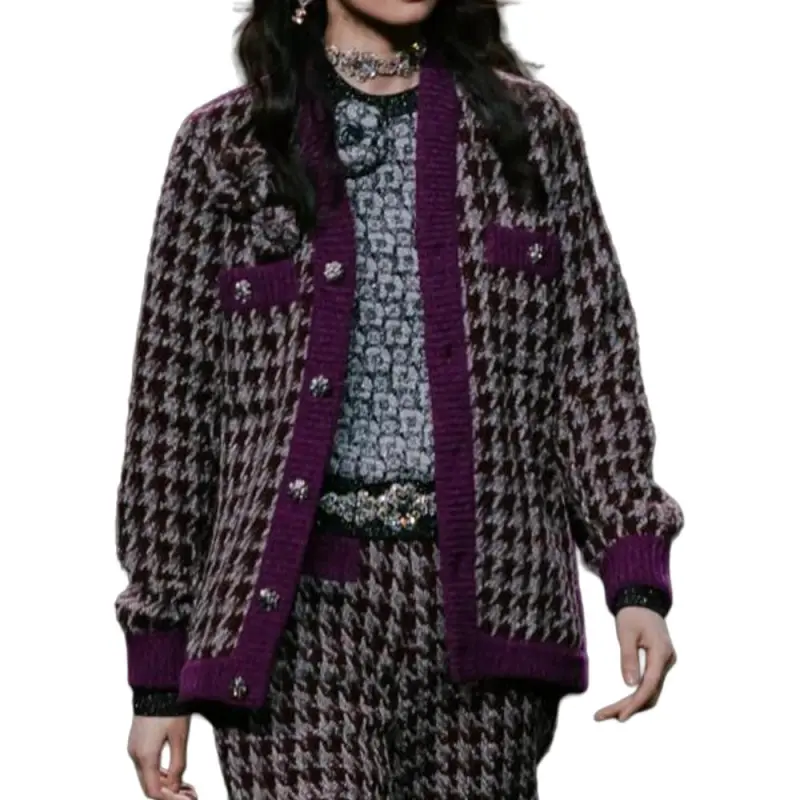 CHANEL FW23 Knitwear Women's Purple-4