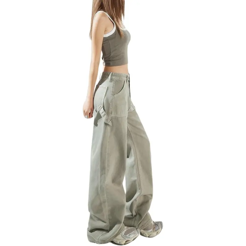 Kazakhstan Jeans Women's Kelp Green-2