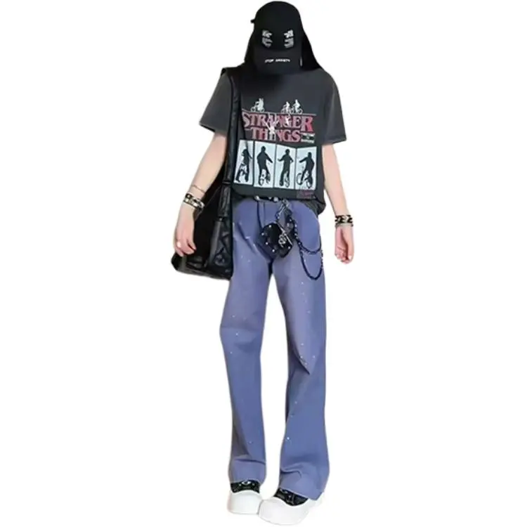 PVPVPV T Shirts Unisex Washed Black-2