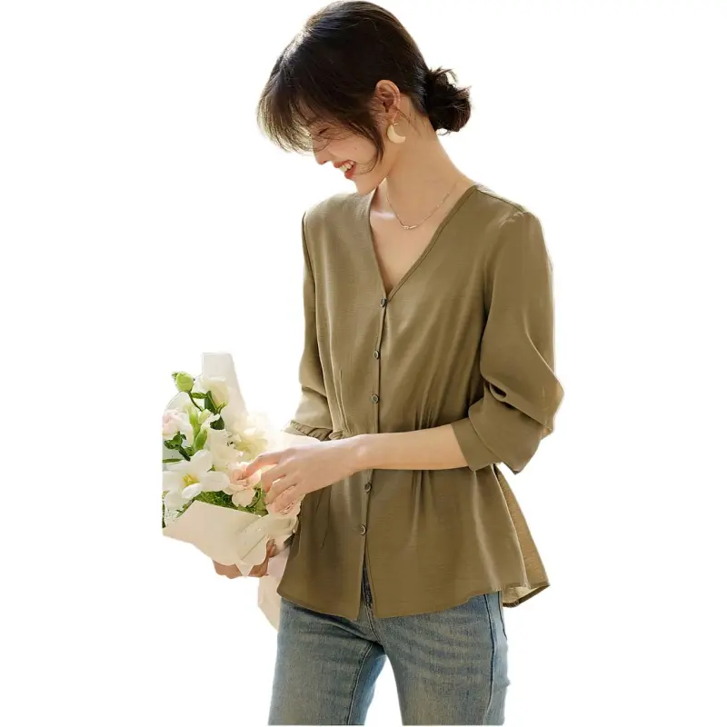 XWI Shirts Women's Forest Green-3