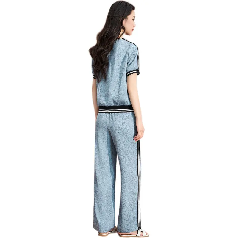 Mylan Casual Suits Women's Blue-1