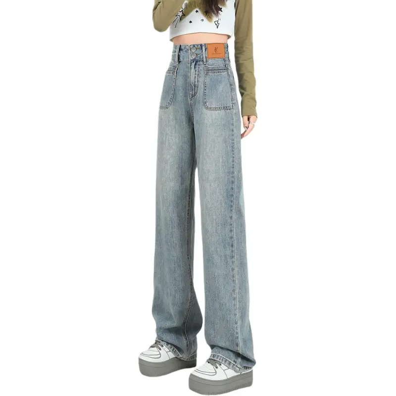Weixi Jeans Women's Vintage Green-14
