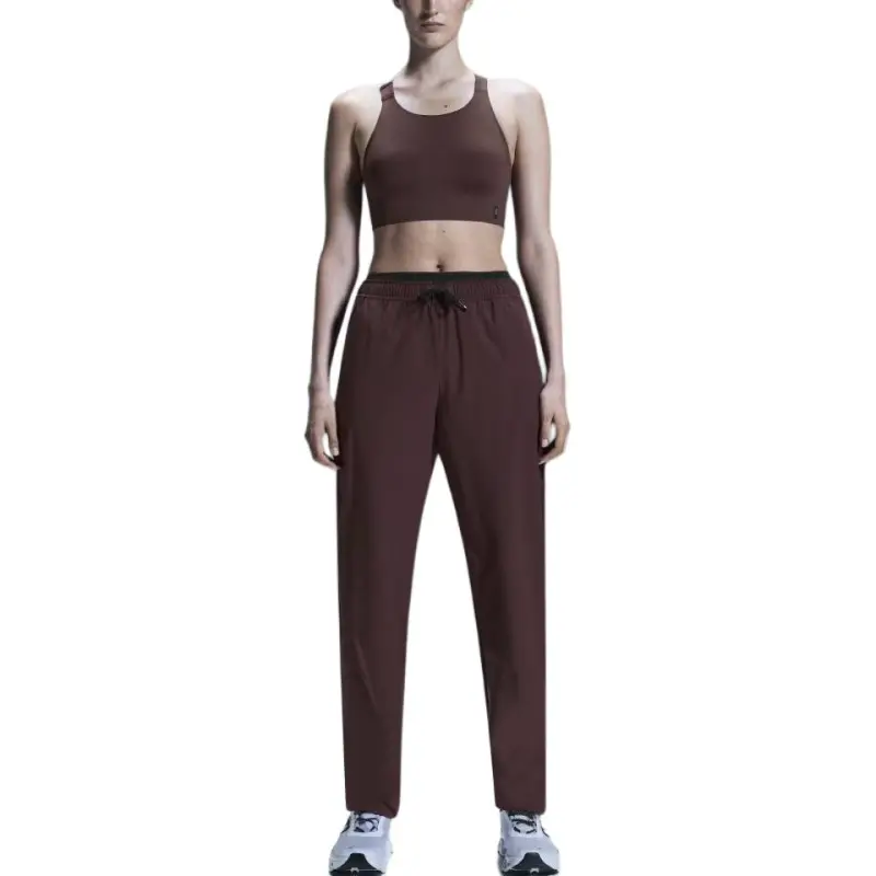 On Knitted Sports Pants Women's Chestnut-1