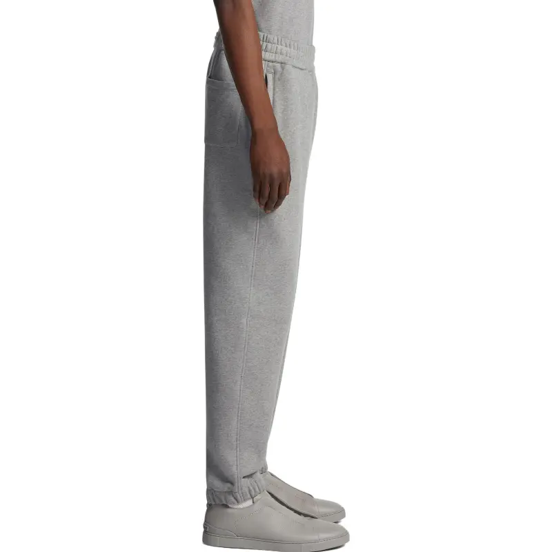 Zegna Logo embossed Cotton Track Pants-3