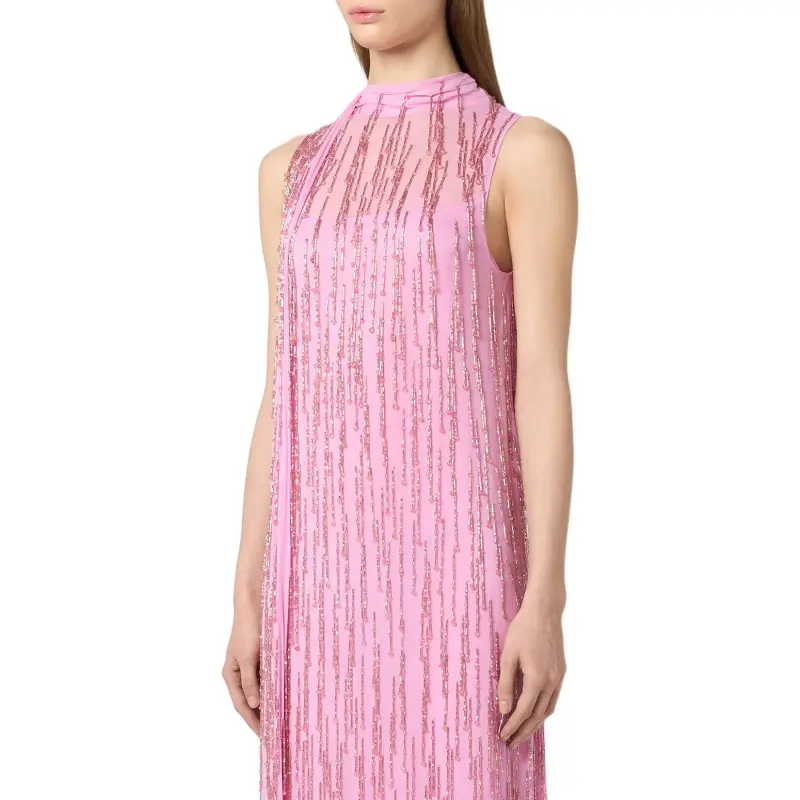 Blumarine Sleeveless Dress Women's Pink-4