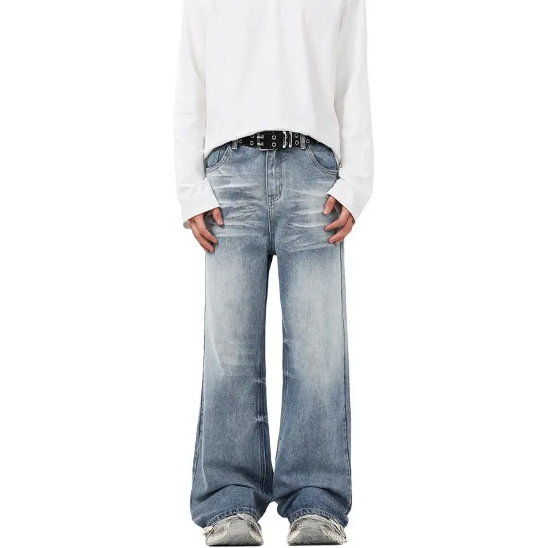 FCB ARCELONA Jeans Unisex Lightning Pattern Blue-2