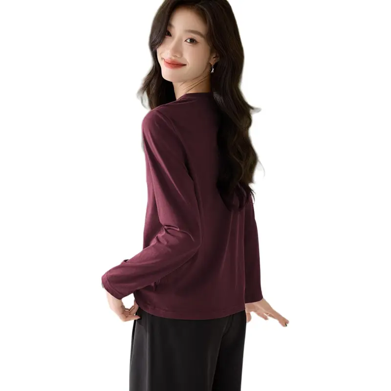 Mo Han Yi Mei T Shirt Women's Red-3