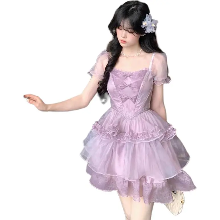 The Temptation Of The Muse Short Sleeved Dress Women's-2