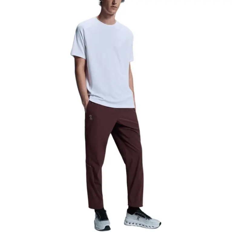 On All Day Athletic Trousers Men's Brown Red-1