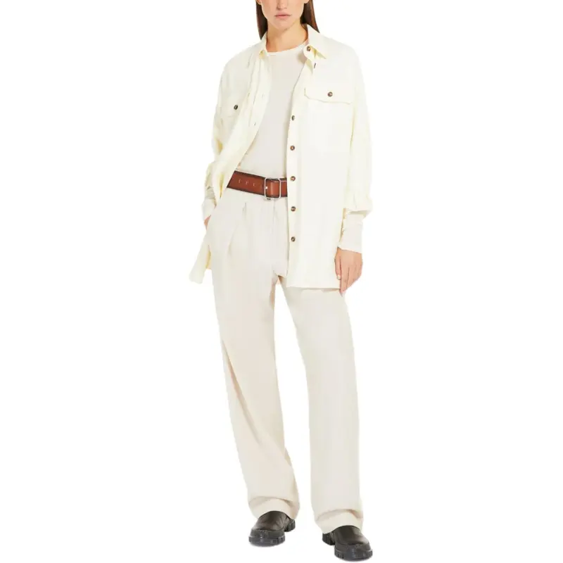 WEEKEND MaxMara Shirt Women's Beige-3