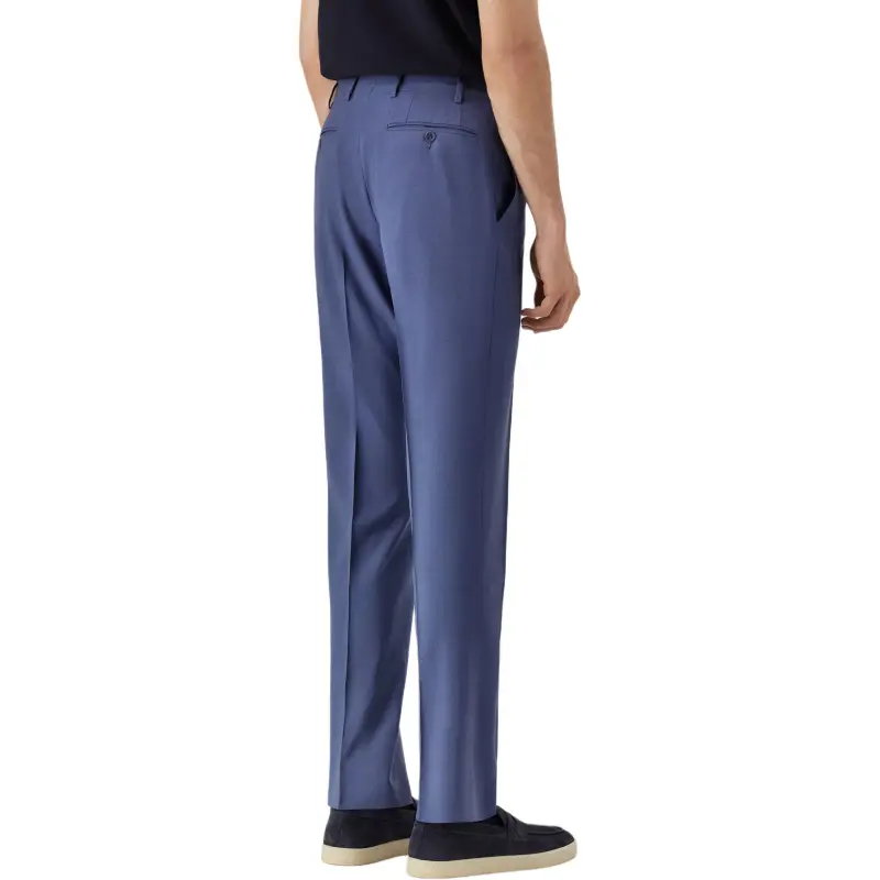 Canali Suit Trousers Men Blue-2