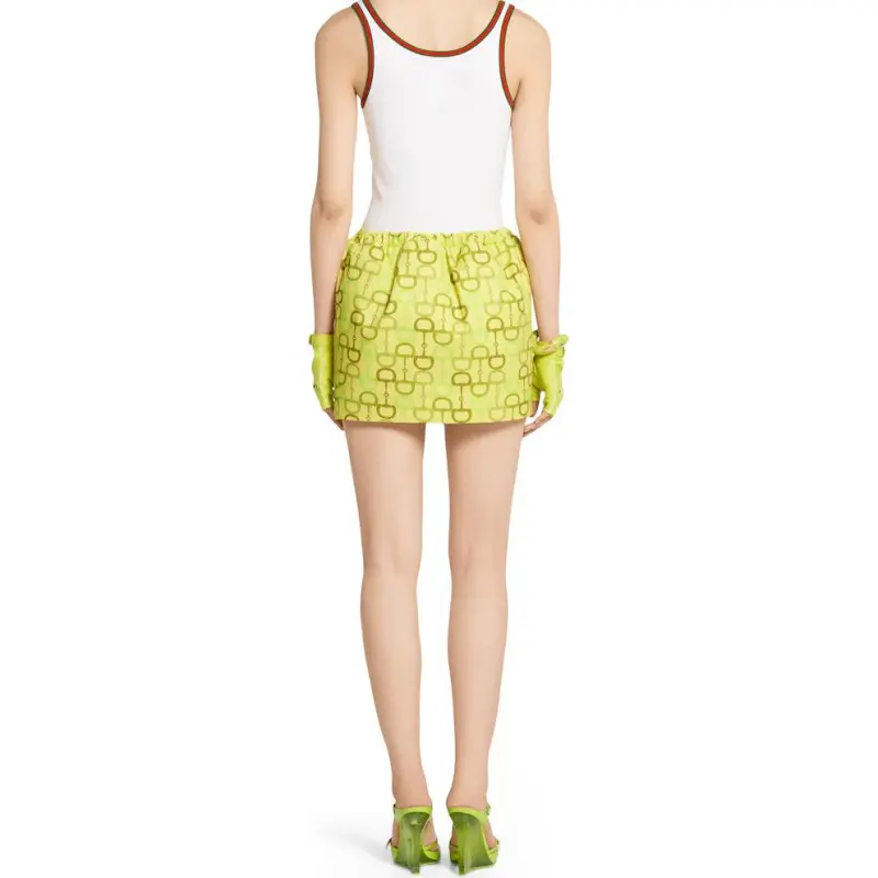 GUCCI Printed Mini Skirt-2