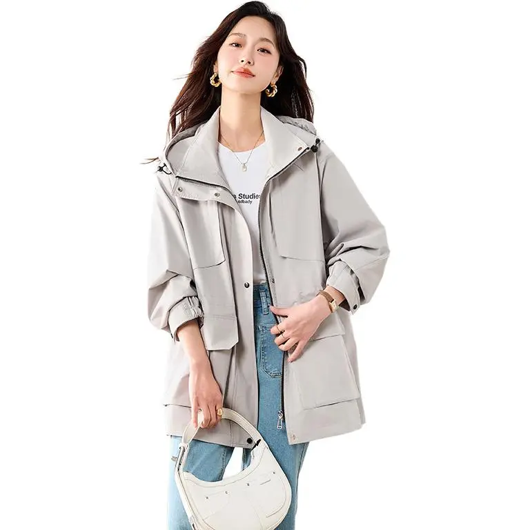 Yi Mengyuan Trench Coat Women's-5