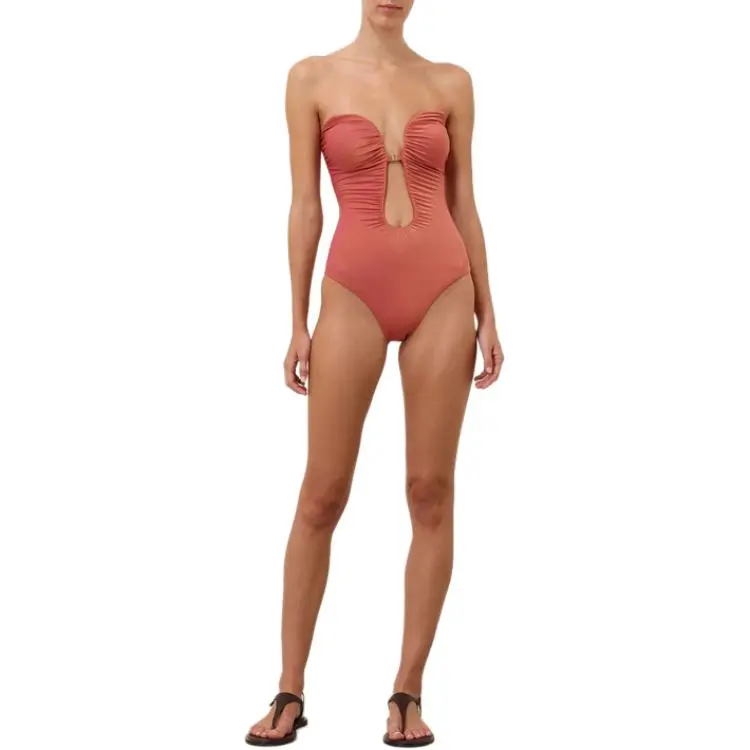 Zimmermann SS25 One piece Swimsuit Women's Rose-1