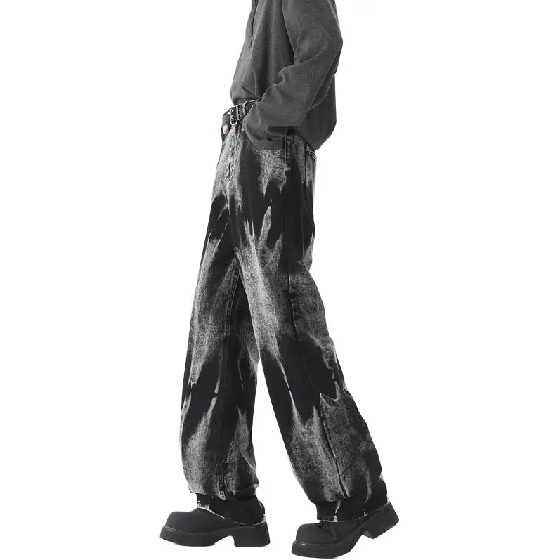 DOENU Jeans Unisex Black Gray Color-4