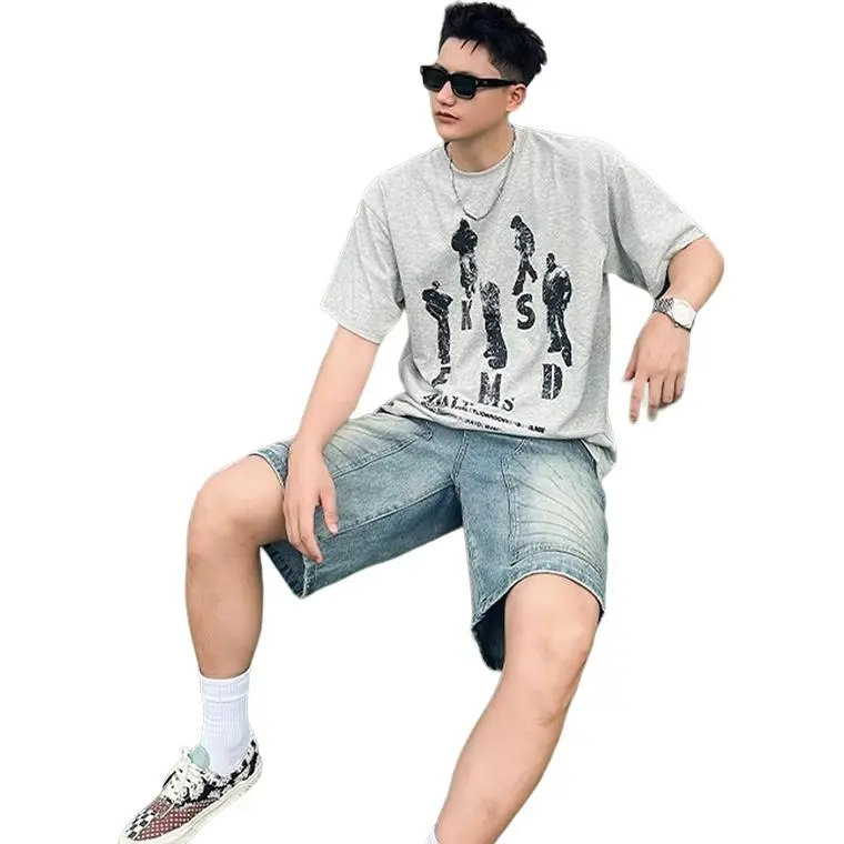 CORNILOT Denim Shorts Unisex Blue-4