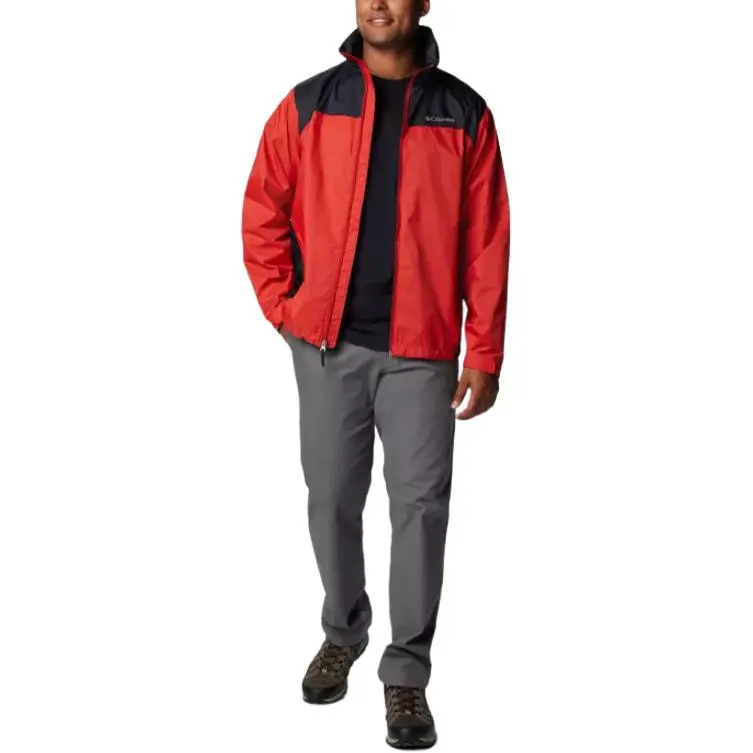 Columbia Glennaker Lake 2 Jackets Coats Men's Sail Red/Black-2