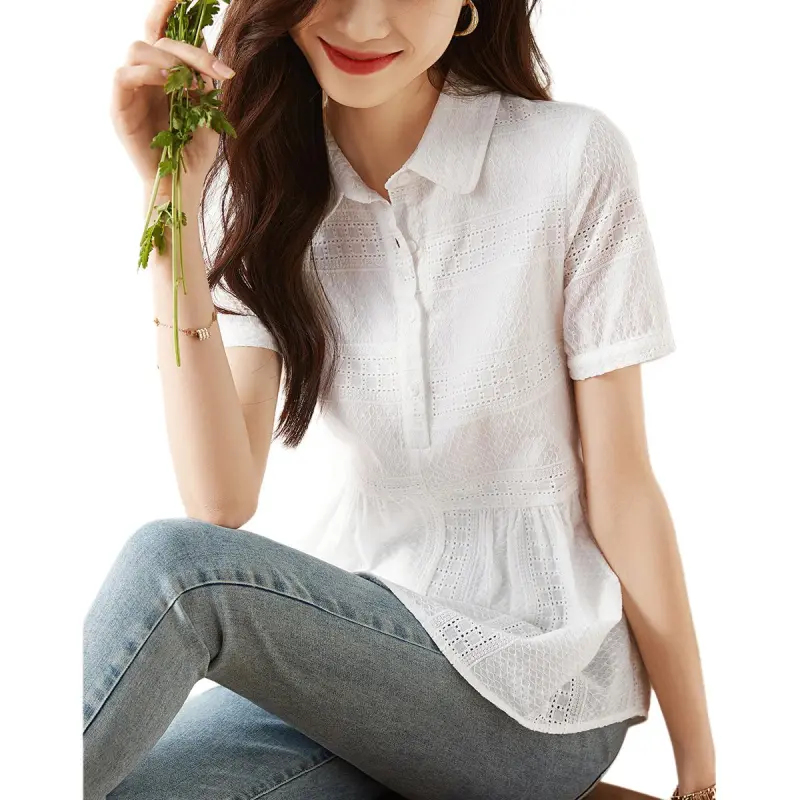 Mo Han Yi Mei Shirt Women's Bleached-1