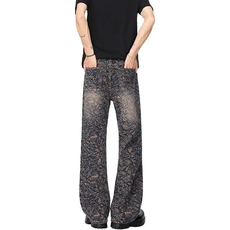 DARK HORSE Jeans Unisex Washed Blue-1