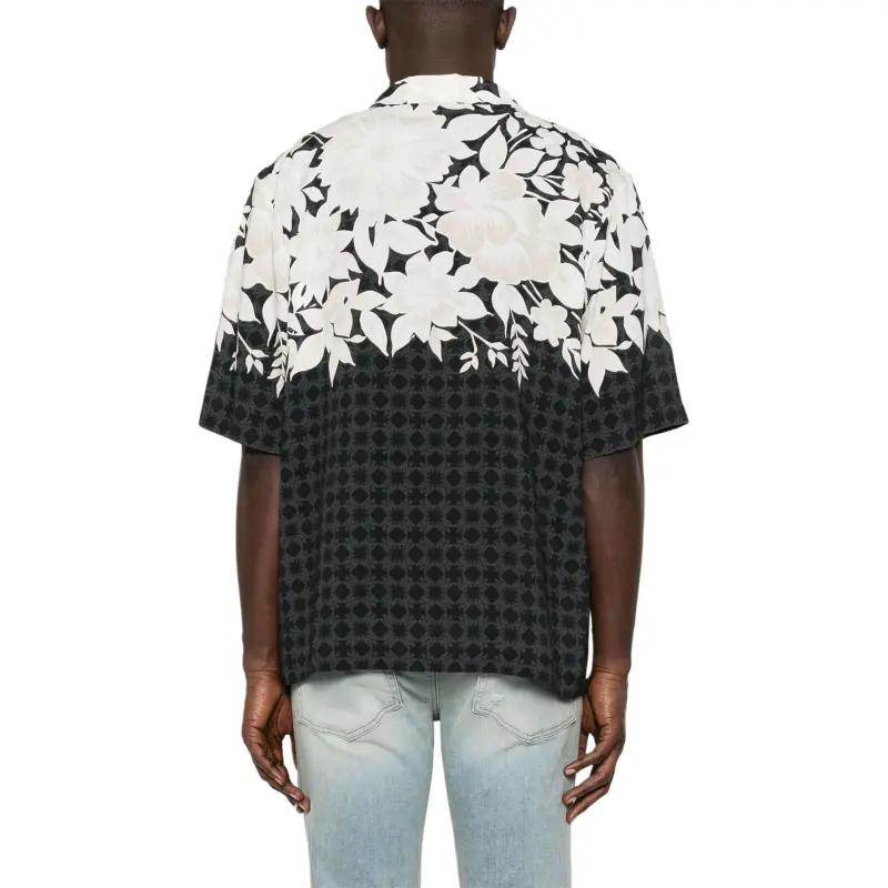 AMIRI Short Sleeved Floral Printed Shirt-2