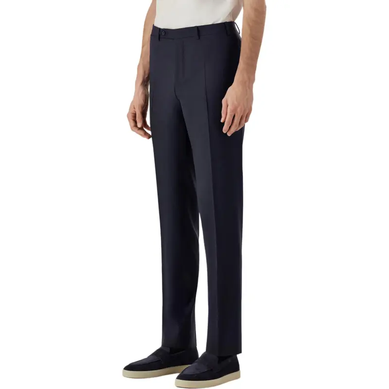 CANALI Suit Trouser Men's Navy Blue-2