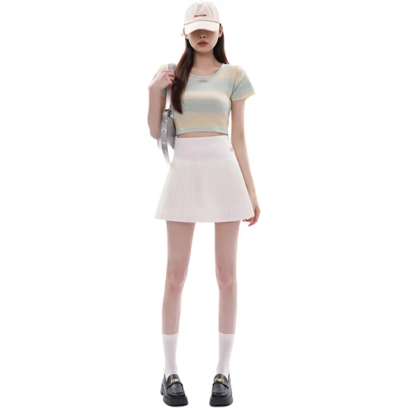Mu Xiao Xin Casual Short Skirts Women's-2