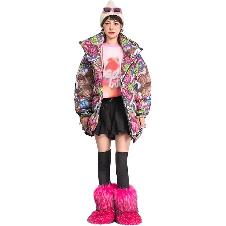 LALABOBO Down Jacket Women's Pink-4