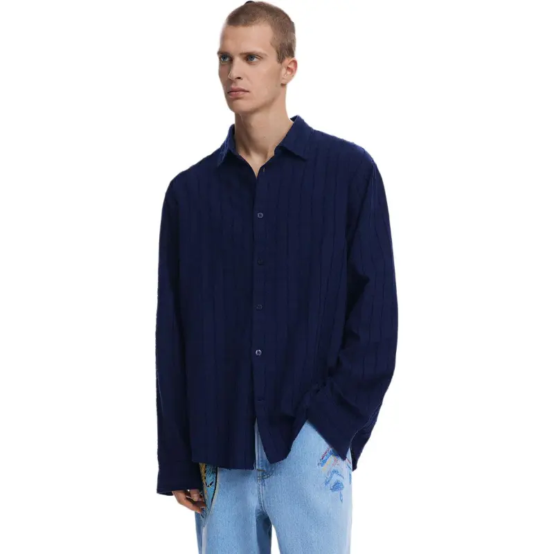 Desigual Shirts Men Marine Blue-1