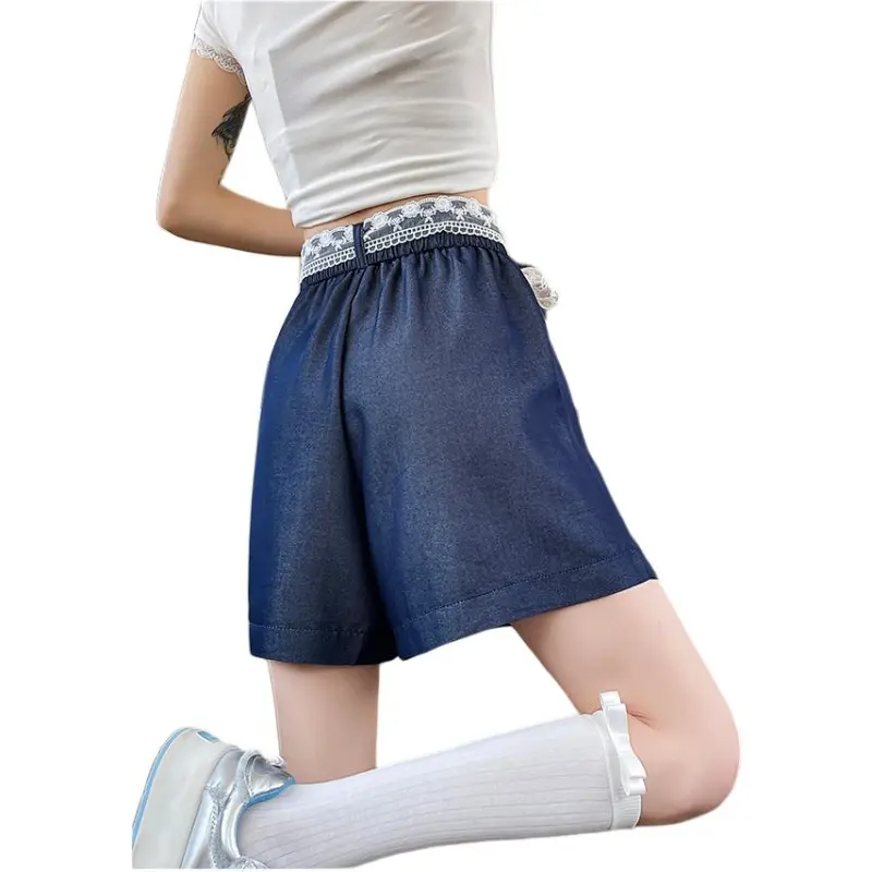 Flowers In Water Casual Shorts Women's-2