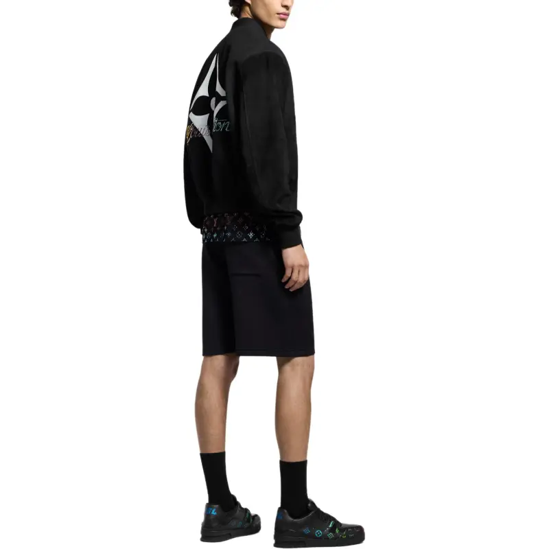 LOUIS VUITTON Lv Embellished Jersey Shorts-3