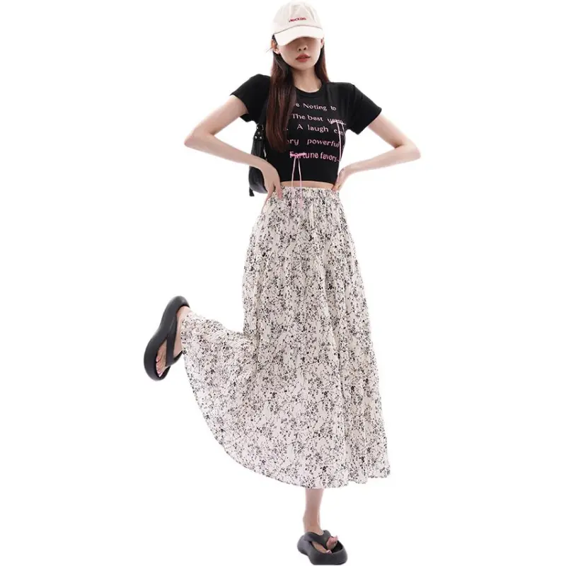 Mu Xiao Xin Casual Long Skirt Women's-4