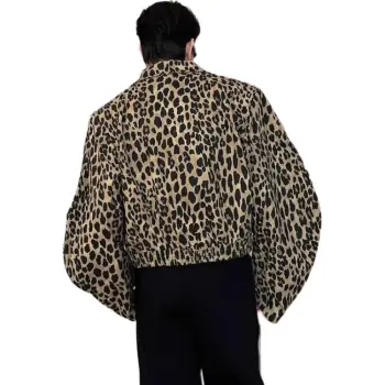 TONYKRZ Jacket Unisex Leopard Print