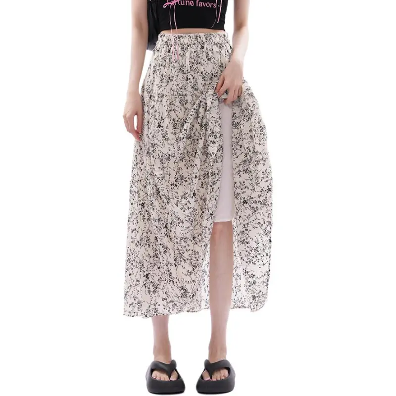 Mu Xiao Xin Casual Long Skirt Women's-3
