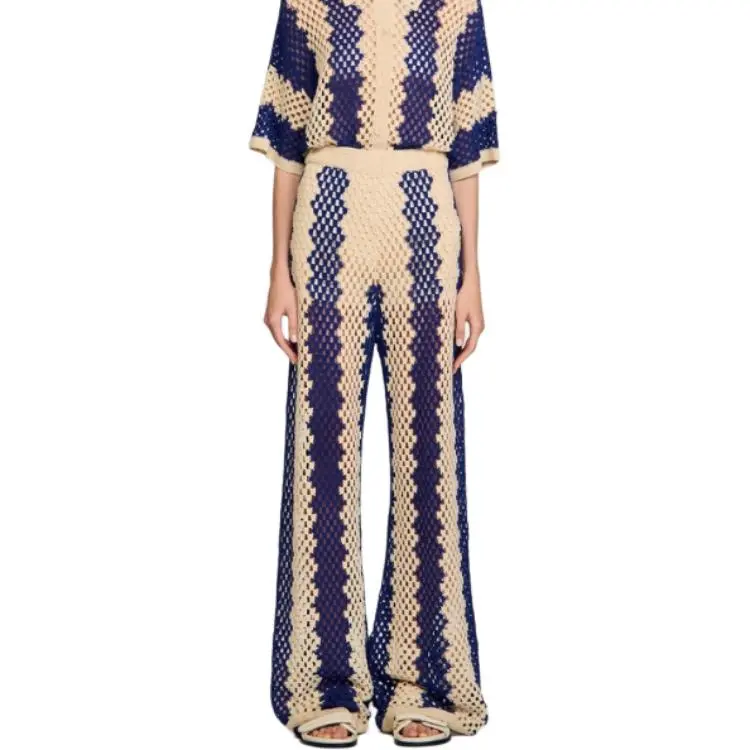 Sandro Knitted Trousers-1